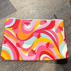 Colorful Strawberry Cosmetic Bag